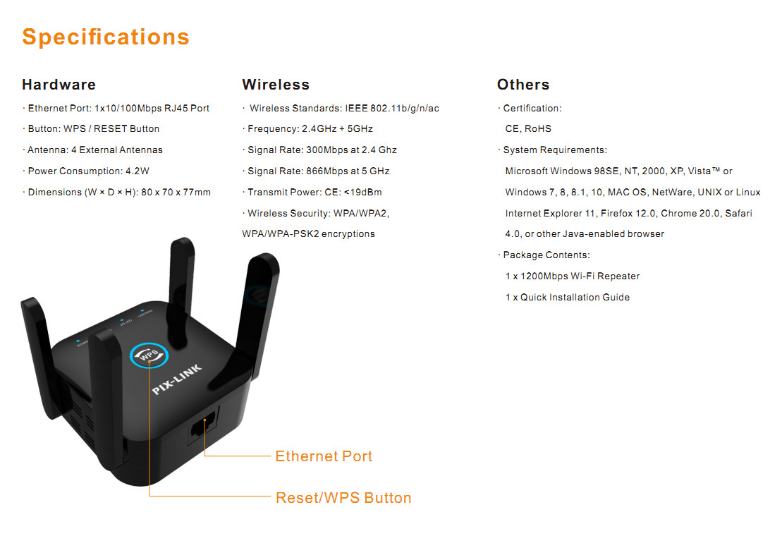 1200M雙頻無(wú)線WiFi擴(kuò)展器 AC24中繼器如何解決信號(hào)死角問(wèn)題
